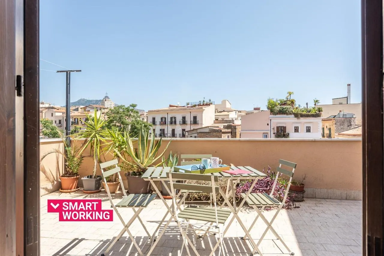 The Terrace Behind The Cathedral By Wonderful Italy Apartment Palermo
