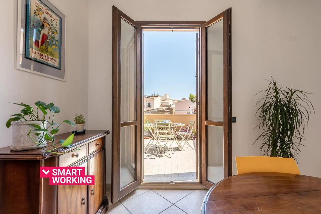 The Terrace Behind The Cathedral By Wonderful Italy Apartment Palermo